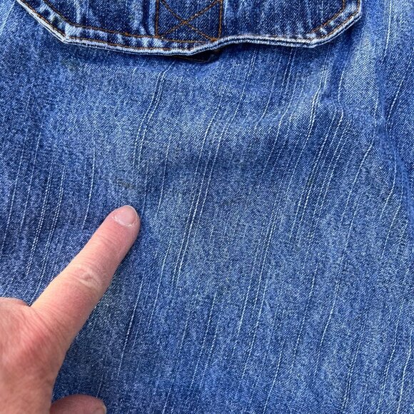 Kings Sze Mens Flat Front Cargo Denim Shorts‎ - Tag is 46 but Measures 44" - Picture 8 of 9